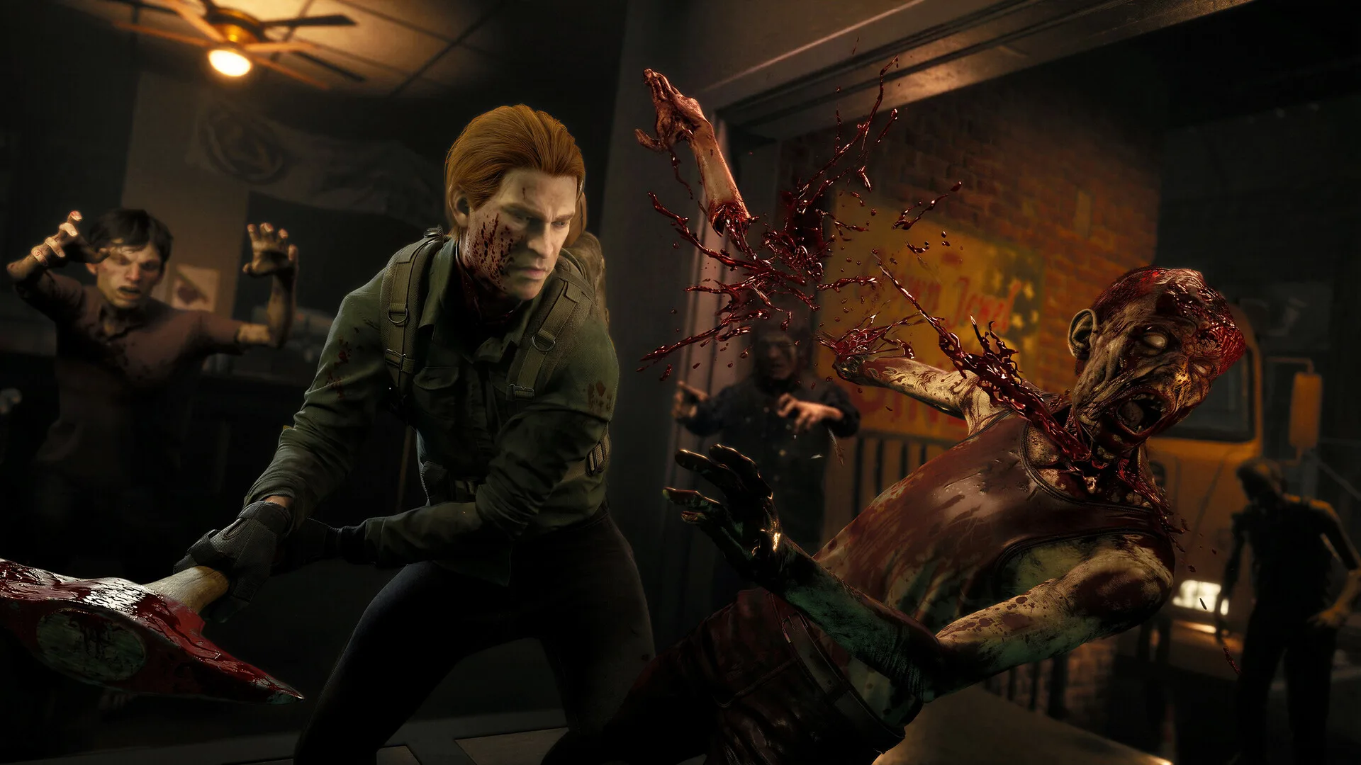 Responders fighting through a zombie attack in No More Room in Hell 2